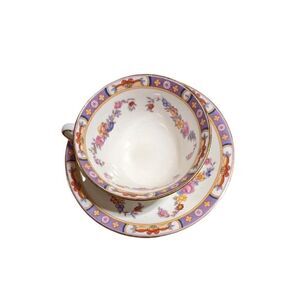 VINTAGE ANSLEY BONE CHINA CUP & SAUCER MADE IN ENGLAND